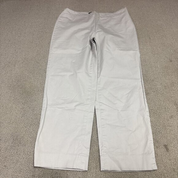Talbots Pants Classic Side Zip Beige Women’s Size 8 - Picture 4 of 12
